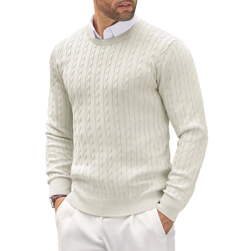 Alex – Crew Neck Men’s Slim Fit Sweater | Stylish Knit Pullover 3