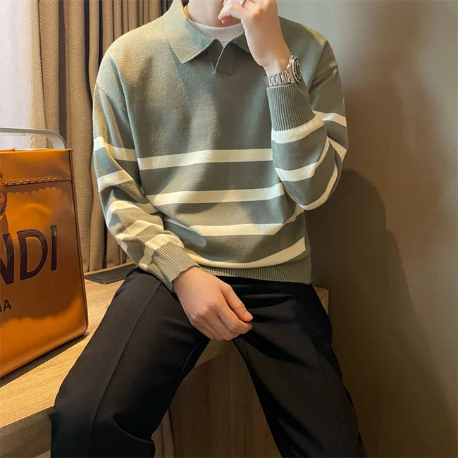 Alex – Men's Jumper Casual Vintage Knitwear | Pullover 1