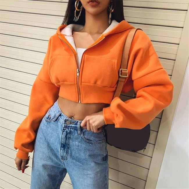 Clara – Hoodie + Women’s - Stylish Vintage | Cropped Sweatshirt 1