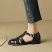 FJØRNA women's Italian leather sandals with adjustable straps, stylish open-toe shoes for women, featuring premium craftsmanship.