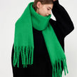 Luxury Winter Scarf Solid Color
