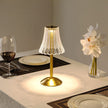 Alise - Golden Crystal Rechargeable Table Lamp