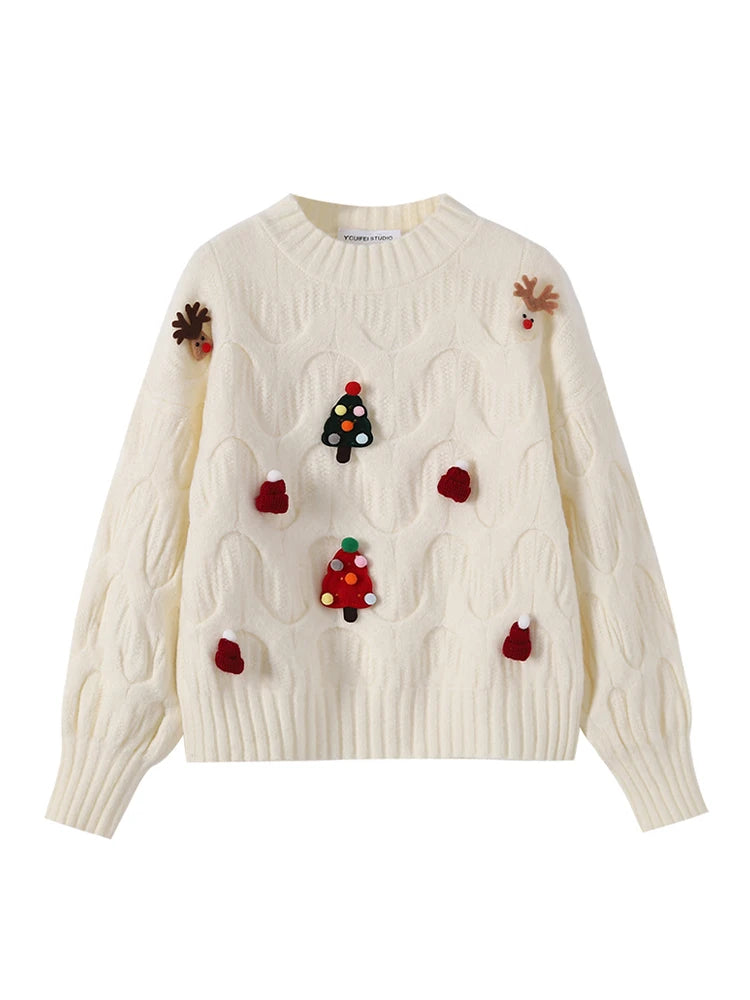 Clara – Christmas Jumper Women’s - Cozy Vintage | Pullover 1