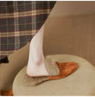 Women’s plush-lined Fur Mule slippers by FJØRNA, slip-on luxury shoes with soft, cozy interior for indoor comfort.
