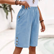 FJØRNA women's lightweight summer shorts with relaxed fit, breathable and flowy fabric, ideal for warm weather.