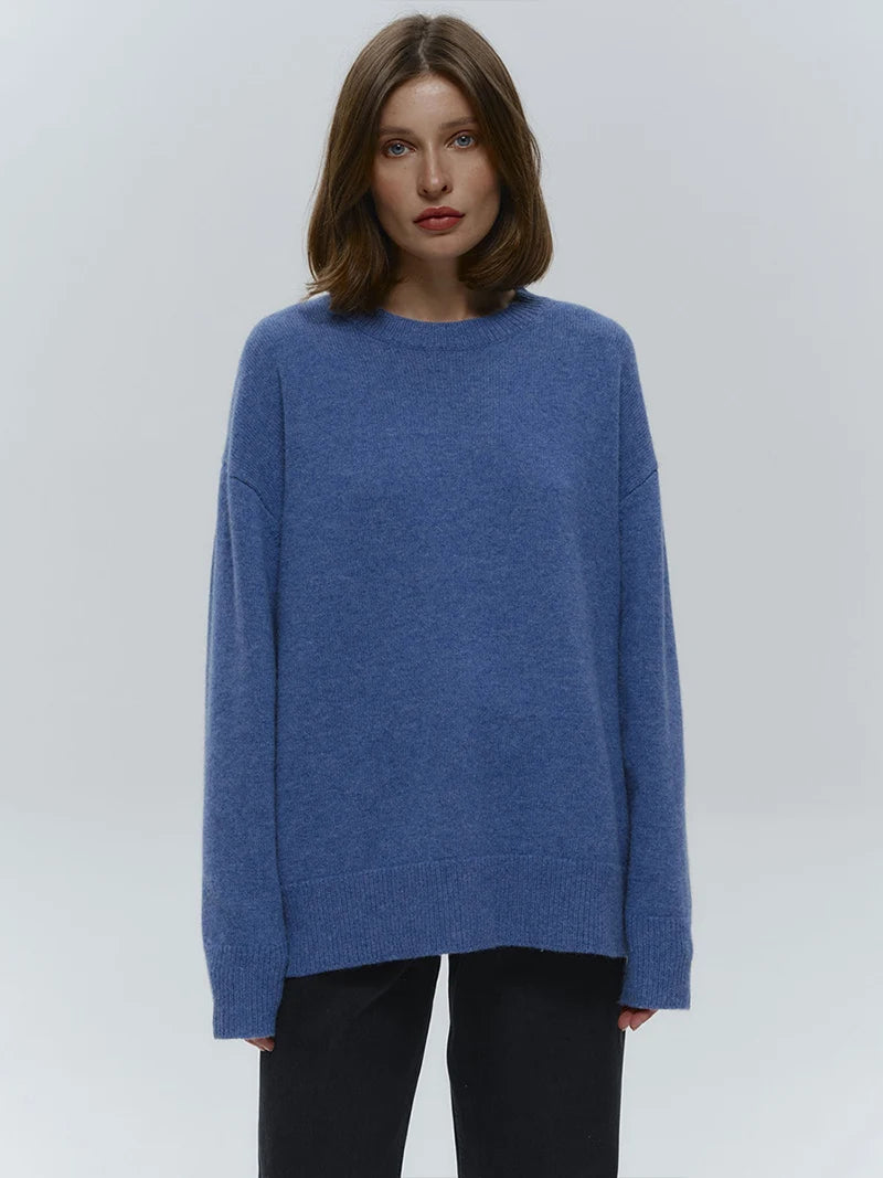 Mia – Oversized Sweater Women’s Cozy Crew Neck | Knitwear 6
