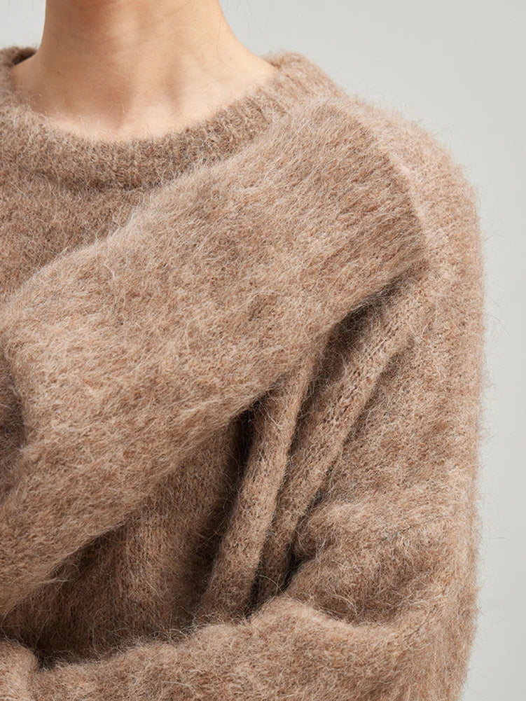 Ava – Crew Neck Women's Sweater | Cozy Casual Knitwear 8