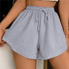 Mistila - Women's Casual Shorts with Drawstring