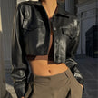 Mia – Leather Jacket Women + Stylish - Trendy | Short Coat 6