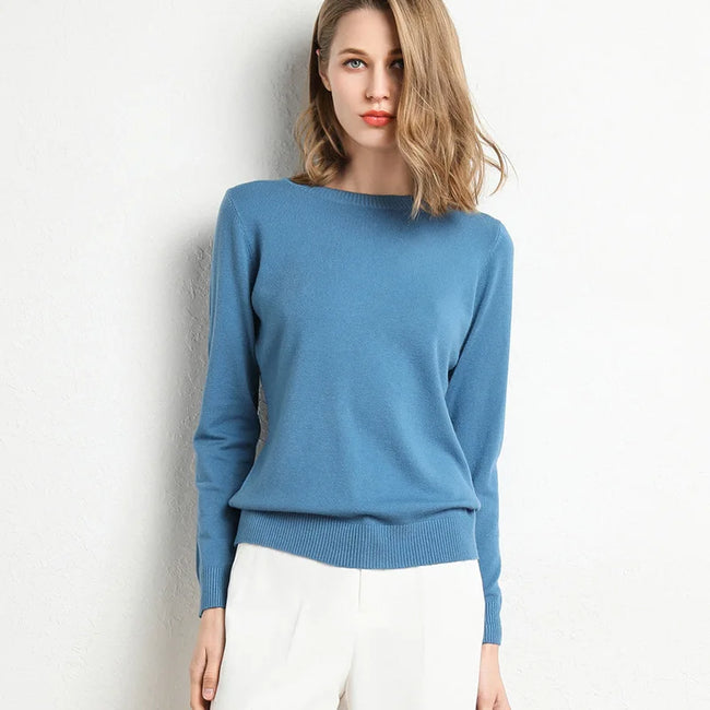 Sarah – Cashmere Sweater Women’s Elegant Style | Pullover 1