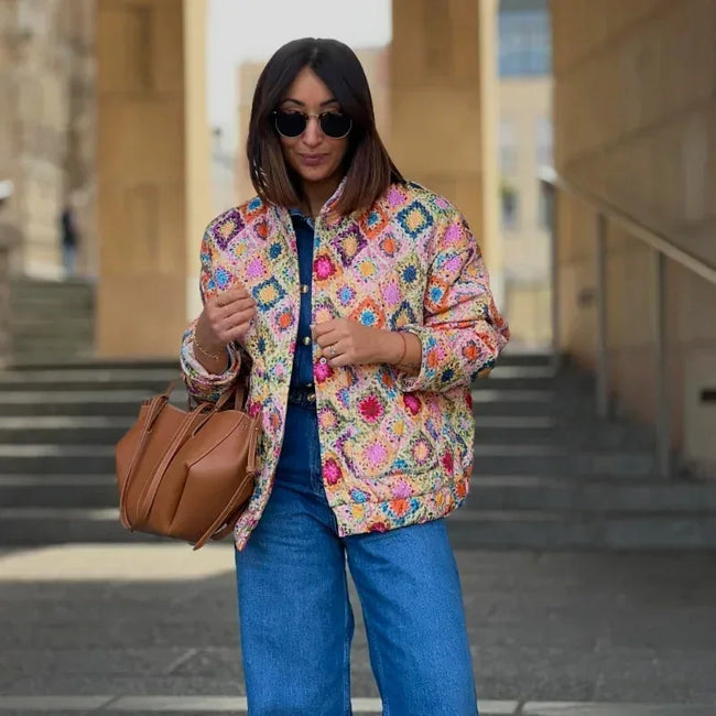 Clara – Quilted Jacket Woman - Cozy Vintage Style | Jacket 1