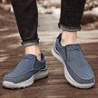 Breathable Canvas Loafers Blue