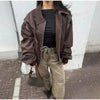 Ava – Leather Bomber Jacket Women - Stylish & Cozy | Outerwear 10