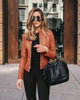 Ava – Leather Jacket Women’s - Stylish/Trendy | Bomber Jacket 5