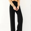 Women’s Merino wool joggers by FJØRNA, wide-leg pants with a comfortable, relaxed fit and soft, wool texture.