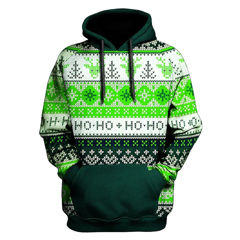 Charlie – Christmas Jumper Mens - Stylish Retro | Hoodie 4