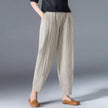 FJØRNA Desiree™ lightweight summer trousers in soft fabric, shown in a relaxed fit with a neutral color, ideal for warm weather.