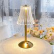 Alise - Golden Crystal Rechargeable Table Lamp