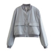Ava – Bomber Jacket Women - Stylish Vintage | Short Coat 11