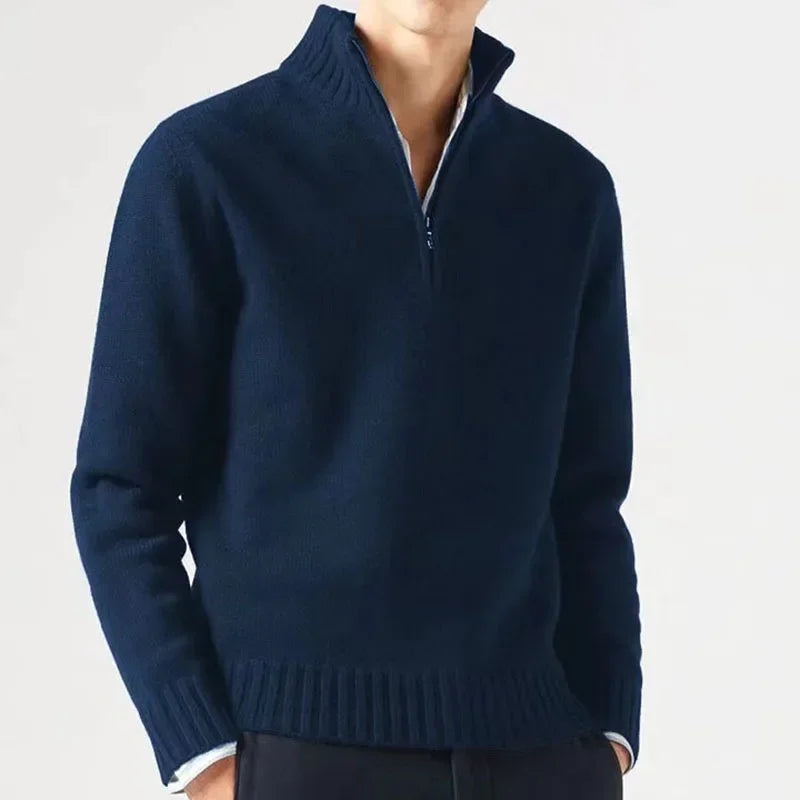 Zane – Men's Half Zip Jumper | Elegant Knitwear 5