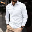 Stylish Long Sleeve Polo Shirt