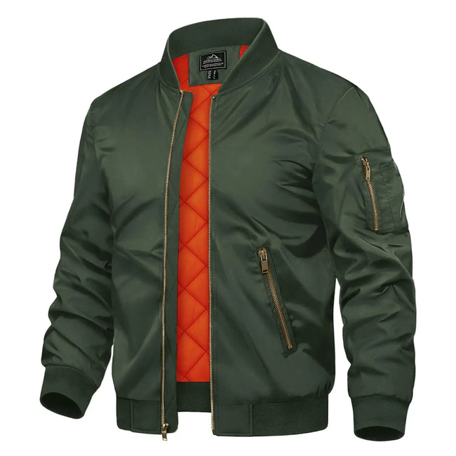 Alex – Black Bomber Jacket Men - Stylish & Warm | Casual Flight Jacket 2