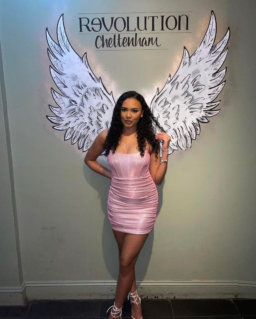 Serena Lurex Corset Mini Dress