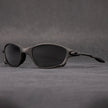 FJØRNA polarized men's sunglasses with black frames and tinted lenses, stylish men's accessory for sun protection.