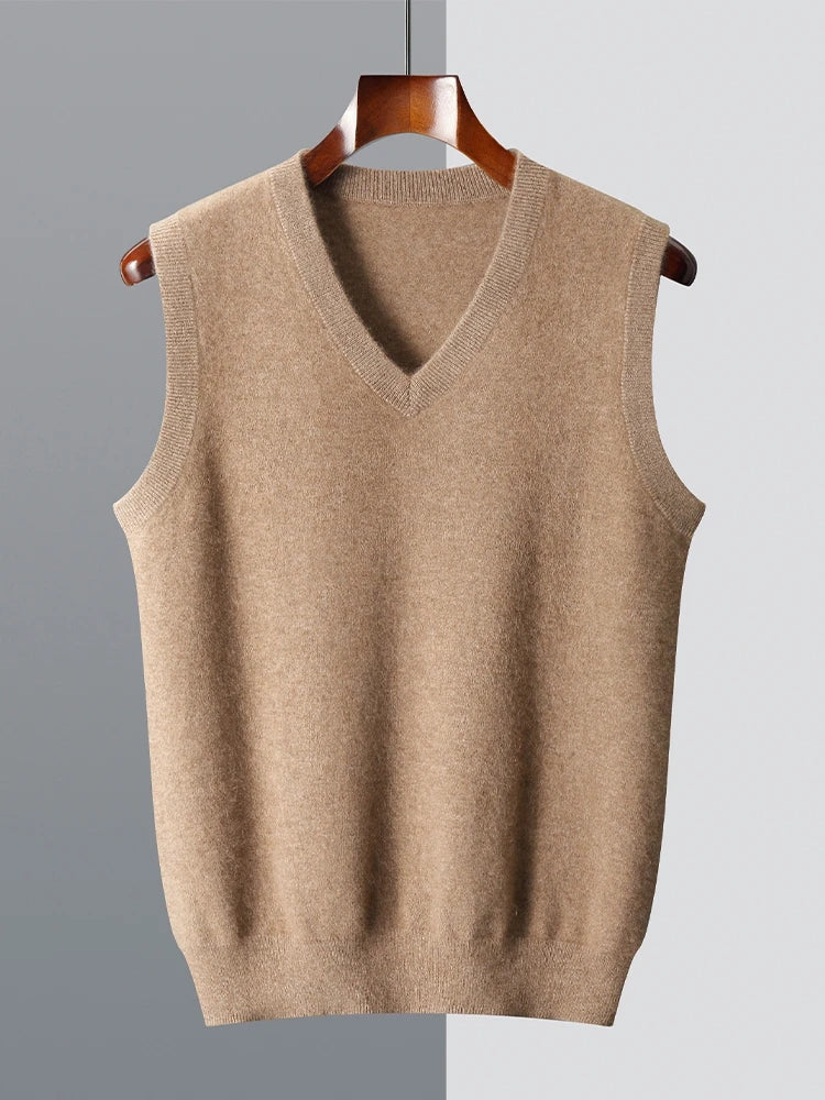 Mark – Mens Sweater Vest - Soft & Stylish | Knitted Vest 1