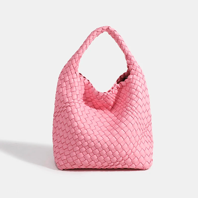Selma | Woven Leather Shoulder Hand Bag
