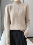 Mia – Turtleneck Top Women’s Chic Knit Sweater 1