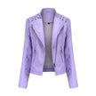 Mia – Leather Jacket + Women’s - Stylish Slim Fit | Biker Coat 13