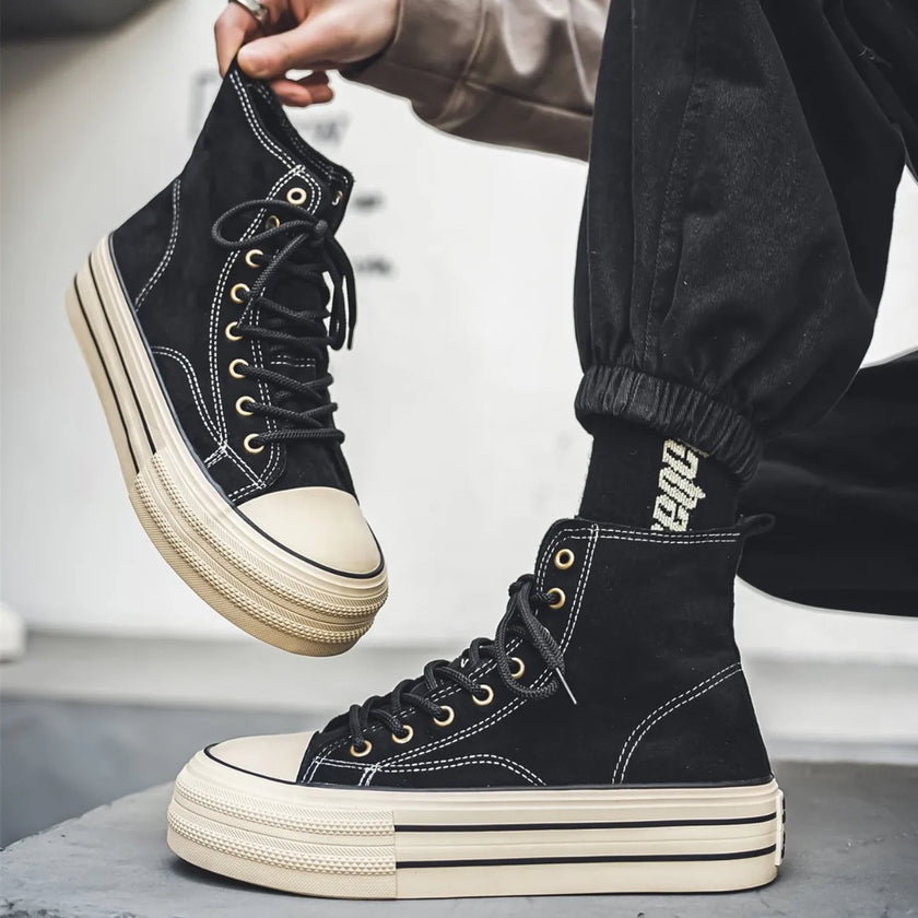 Sam – Unisex Black Ankle Boots | Comfortable Faux Suede 3