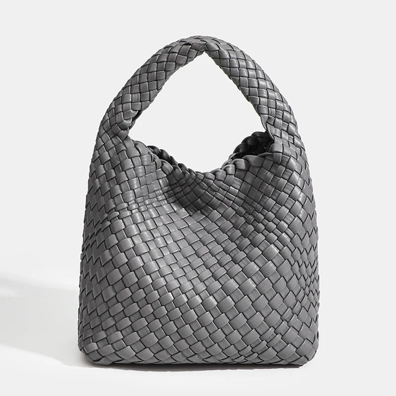 Selma | Woven Leather Shoulder Hand Bag