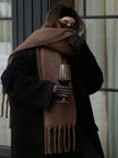 Luxury Winter Scarf Solid Color