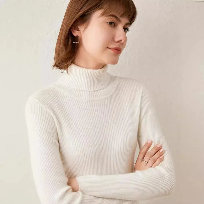 Ava – Black Turtleneck + Women’s - Stylish/Slim Fit | Sweater 1