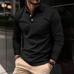 Stylish Long Sleeve Polo Shirt