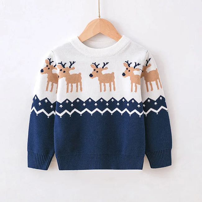 Oliver – Christmas Jumper Mens - Cozy Cartoon Style | Knitted Pullover 2