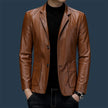 Alex – Black Leather Jacket + Men’s - Stylish/Slim | Blazer 2
