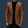 Alex – Black Leather Jacket + Men’s - Stylish/Slim | Blazer 2