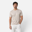 Men's FJØRNA Ice Silk T-Shirt with lightweight, cooling silk touch fabric, designed for comfort and breathability.