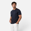 Men's FJØRNA Ice Silk T-Shirt with lightweight, cooling silk touch fabric, designed for comfortable, breathable wear.