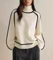 Elegant Knit Turtleneck Sweater - 1