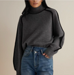 Elegant Knit Turtleneck Sweater - 3