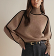 Elegant Knit Turtleneck Sweater - 2