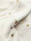 FJØRNA soft girl button-up mini dress featuring a relaxed fit, perfect for casual day or party wear, shown on a model.