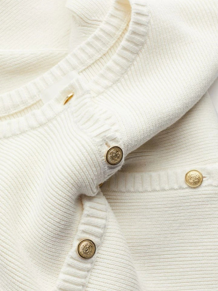 FJØRNA soft girl button-up mini dress featuring a relaxed fit, perfect for casual day or party wear, shown on a model.