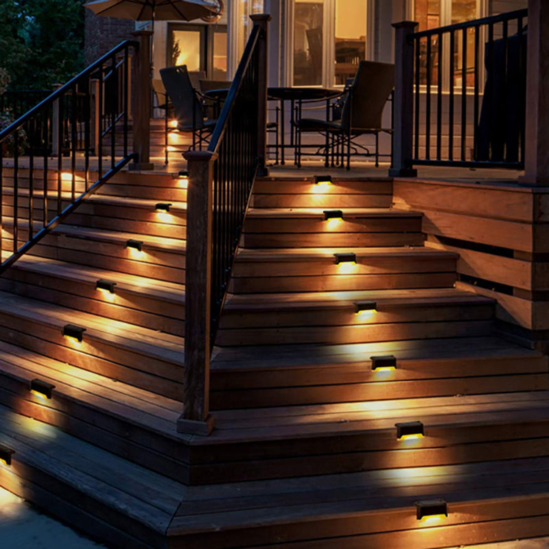 Solar-Powered LED Glow Step Lights | Weather-Resistant Design