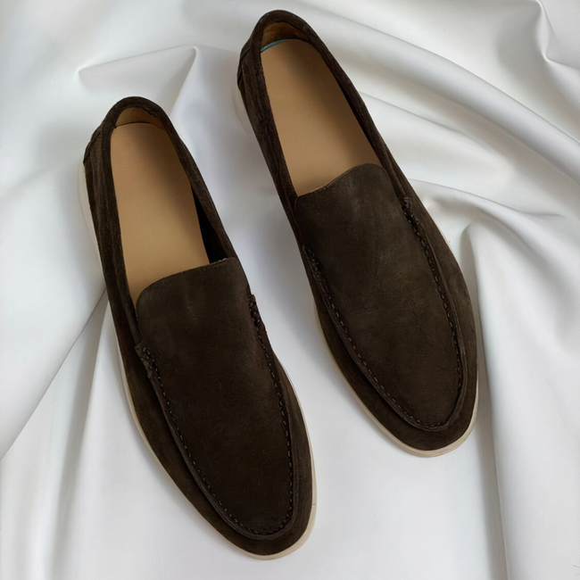 Suede Loafers Comfort Style - 1