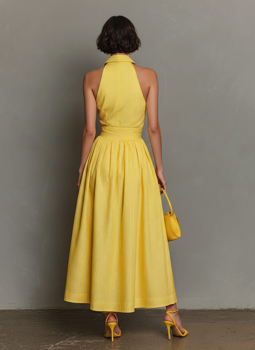 Striped Maxi Dress For Women